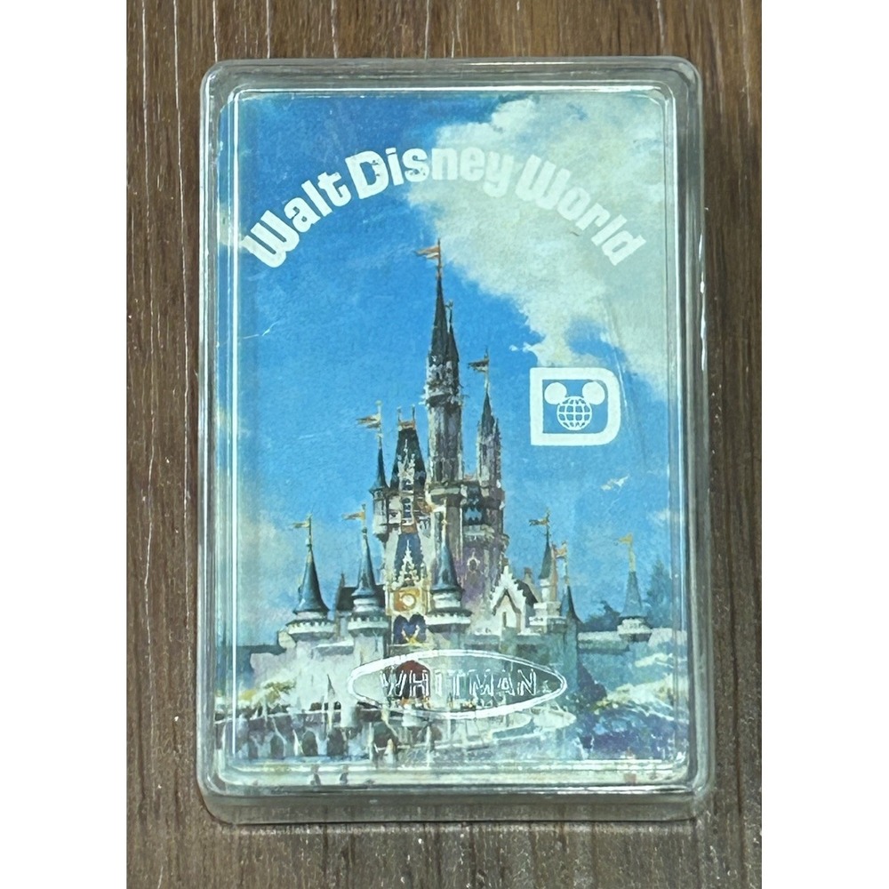 Vintage Walt Disney World Playing Cards Souvenir Deck Castle Florida